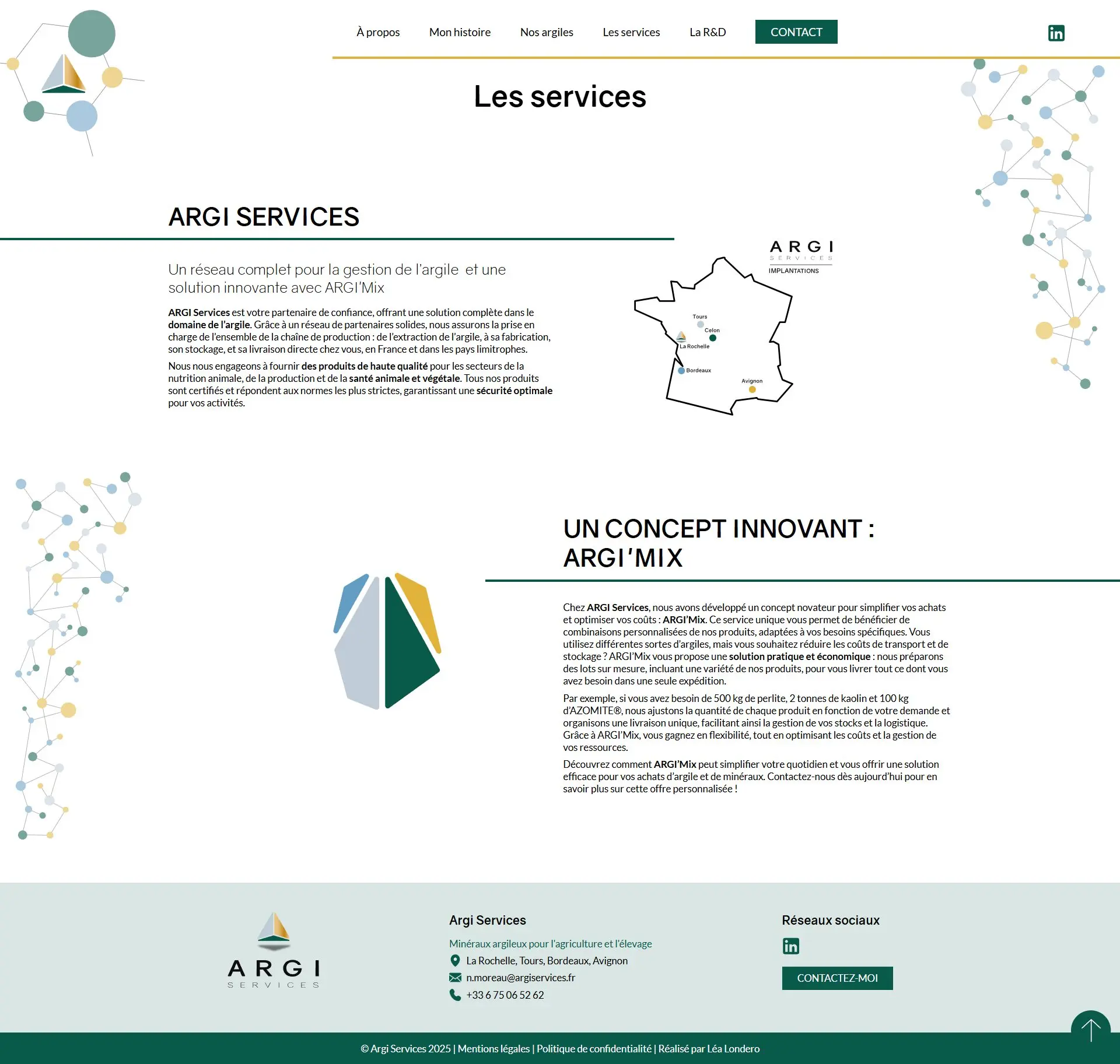 Argi services - page services